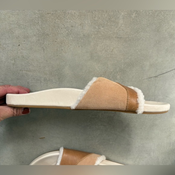 Olukai Hō‘ala Slide Shearling Sandal - Picture 8 of 13